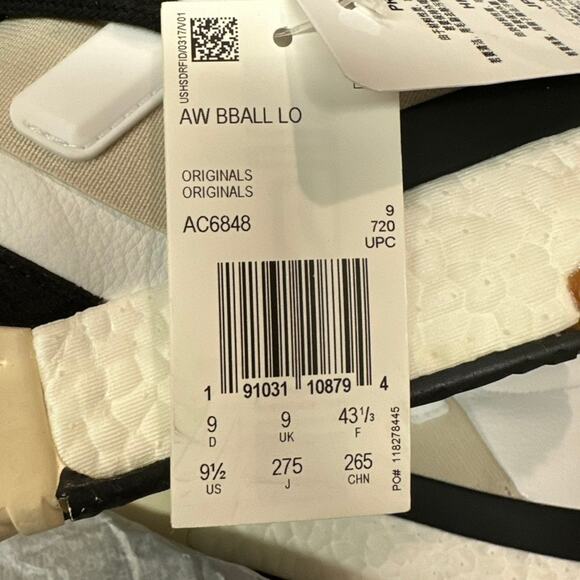 NIB NWT adidas Alexander Wang x AW BBall LO Grey Basketball Low Sneaker Mens 9.5 - Picture 9 of 9